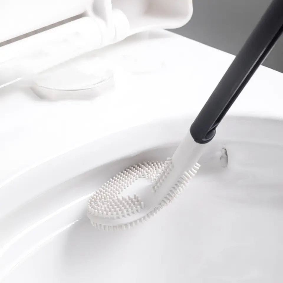 Toilet Bowl Cleaner Brush, Long Rounded Grip Wall Mounted Silicone Toilet Brushes, Dead Angle Soft Hair Cleaning Toilet Brush, Wall Mounted Silicone Toilet Brush, Silicone Golf Toilet Cleaning Brush, Tub Cleaning Brush, Flexible Bendable Toilet Brush Toilet Bowl Cleaner Brush, Long Rounded Grip Wall Mounted Silicone Toilet Brushes, Dead Angle Soft Hair Cleaning Toilet Brush, Wall Mounted Silicone Toilet Brush, Silicone Golf Toilet Cleaning Brush, Tub Cleaning Brush, Flexible Bendable Toilet Brush